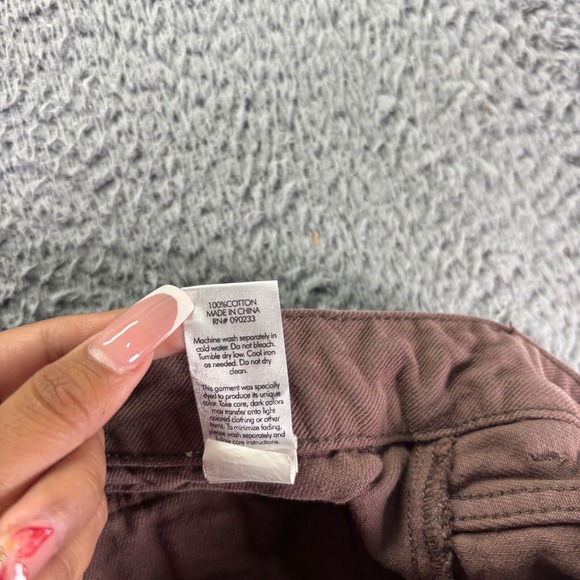 Pacsun Jeans Womens Size 28 Brown Cotton Low Rise Flared Fit Denim - Picture 4 of 12